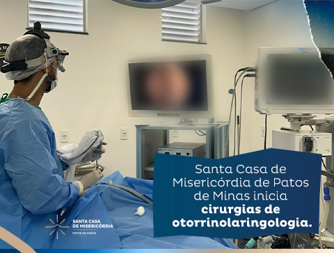 Cirurgias de otorrino agora são realizadas na Santa Casa 