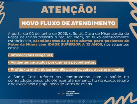 Novo fluxo de atendimento