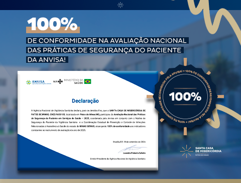 100% de conformidade reconhecida pela ANVISA!